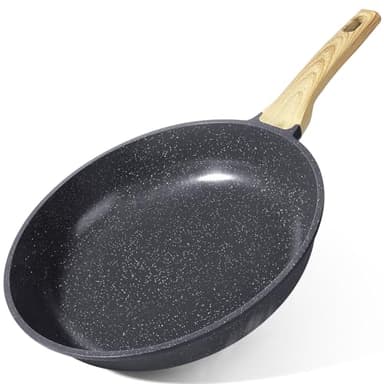 GiPP Keramik-Antihaft-Bratpfanne – Gesunde und ungiftige Pfanne, induktionsgeeignet, PFAS- und PFOA-frei, spülmaschinenfest, mit Cool-Touch-Griff (Grau, 30cm)