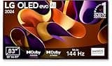 LG OLED83G48LW TV 83" (210 cm) OLED evo Fernseher (α11 4K AI-Prozessor, webOS 24, Dolby Vision, bis zu 120Hz) [Modelljahr 2024]