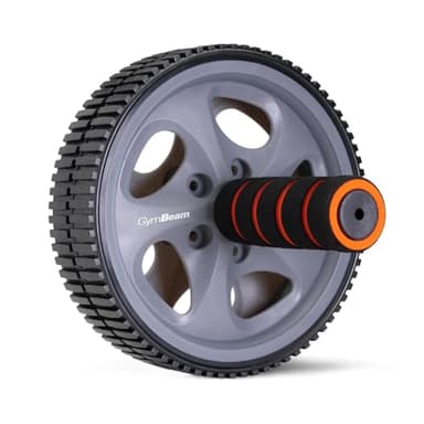 GymBeam Ab Roller - Bauchroller, Bauchmuskeltrainer, rutschfeste Griffe, fürs Ganzkörpertraining, effektives Fitnessgerät für Zuhause, fürs Fitnessstudio und unterwegs