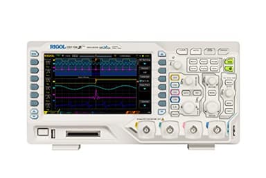 RIGOL Oszilloskop,DS1104Z Plus Digital Oszilloskop,100MHz Bandbreite,4 Analogkanäle,16 Digitalkanäle,24Mpts Speichertiefe,1G Sa/s Abtastrate,freie Trigger- und Dekodierfunktionen,3 Jahre Garantie