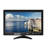 AISHICHEN Mini Monitor 10.1 Zoll, Raspberry Pi Display 1280 x 800, IPS Bildschirm with HDMI USB VGA AV BNC - Tragbarer Monitor für Büro/Geschäft/Computer, TV-Boxen, DVRs, Spielegeräte