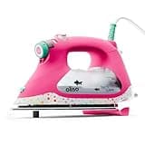 oliso TG1600 Pro Plus SmartIron mit automatischem Lift – zum Bügeln von Kleidung, Nähen, Quilten und Basteln | Diamond Ceramic-Flow-Bügelsohle, Tula Pink