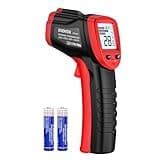 Eventek Infrarot Thermometer, Temperaturmessgerät Digital -50°C-550°C(-58°F-1022°F) IR Laser Infrarot-Thermometer, Berührungslose für Kochen, Pizza, Oven, Braten, Industrie, Meet, Nicht für Menschen