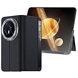 Lemxiee PU Flip Case für Honor Magic V3 Handyhülle,Schutzhülle mit Klappständer/Sichtfenster/Automatisches Wake/Sleep,PU Leder + PC Schutzhülle für Honor Magic V3 hülle