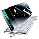 LK Sichtschutz Panzer Schutz Glas für Samsung Galaxy S24 Ultra Schutzfolie,2 Stück Anti-Peeping Schutzglas, 9H Härte Folie,[Auto-Installation], 0 Staub & Blasen, Anti-Fingerabdruck, HD-Klar Glasfolie