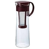 Hario Mizudashi Cold Brew Coffee Pot Teekanne, Glas, braun, 1000 ml