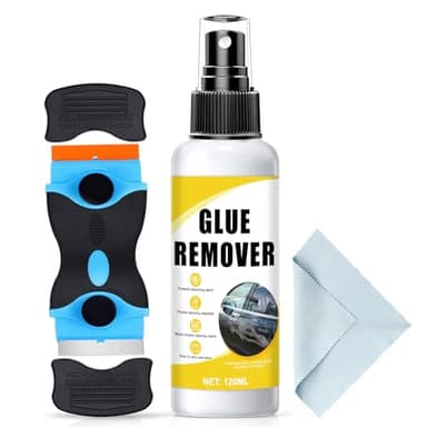 Sekundenkleber Entferner, Ettikettenlöserspray, Klebereste Entferner es Löst Sich Schnell Auf und Eignet Sich Zum Entfernen von Klebstoffresten von Verschiedenen Oberflächen, 120ml