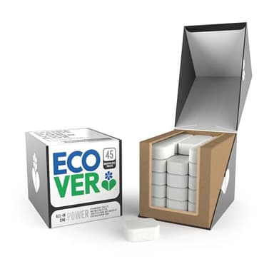 Ecover All-In-One Power Spülmaschinen-Tabs, 45 Stück, 780g