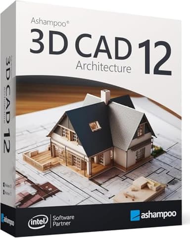 3D CAD 12 Architecture 2D / 3D Architektur für Hausplaner, Grundrisse, Wohnungen für Windows 11, 10, 8., 7
