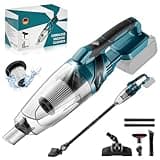 Mucek Schnurloser Handstaubsauger für Makita 18 V Akku,10000 Pa 4-in-1 Multifunktionaler Staubsauger,750 ml Staubbehälter für Haus Auto Tierhaare (ohne Akku)