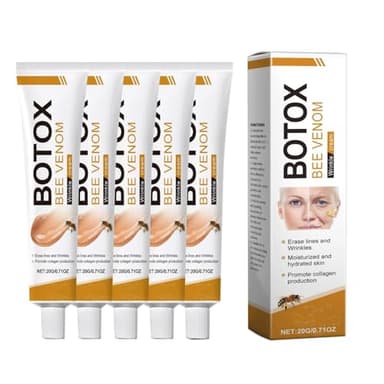 Bienengiftsalbe,Bienengift-Faltenentfernungscreme,2025 New Bienengift Anti-Falten-Creme,Anti-Falten-Feuchtigkeitscreme für Gesicht und Hals, für alle Hauttypen (5)