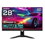 GIGABYTE M28U 28" 4K UHD Gaming Monitor - 3840 x 2160, 144Hz, 1ms, 300 cd/m², FreeSync Premium Pro, Display HDR400, HDMI 2.1, DisplayPort 1.4