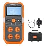 TopTes Guard-101 Gasmelder, 4 Gasmelder Für H2S, CO, LEL Und O2, Mit Vibration, Licht- Und Tonalarm, 14 Stunden Batterielaufzeit, Explosionsgeschützt, Für Arbeit Und Zuhause - Orange