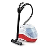 POLTI PVEU0083 Lecoaspira FAV50_Multifloor Halbautomatischer Dampfsauger mit umfangreichem Zubehör, 2450 Watt, rot