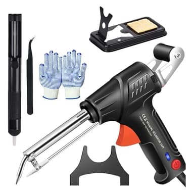 Schweißgerät Sechsteiliges Set, Extern Beheizten schweißgerät, Schweißpistole,Multifunktions-Lötpistole,Handschweißgerät mit Drahtvorschub,