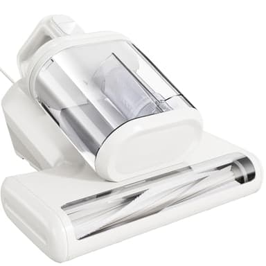 WEPMMJ Milbensauger für Matratzen mit UV Licht - 15KPa 4 in 1 Milbenstaubsauger mit 60℃ Heißluftfunktion Matratzenreiniger Gerät Matratzensauger für Bett, Sofa, Allergiker