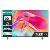 Hisense 65E7KQ QLED Smart TV 164 cm (65 Zoll), 4K, HDR10, HDR10+ decoding, HLG, Dolby Vision, DTS Virtual, 60Hz Panel, Bluetooth, Alexa Built-in, VIDAA Voice, schwarz