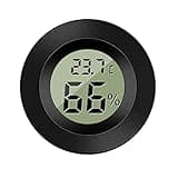 ZHITING Hygrometer Innen Mini LED Digtal Temperature Luftfeuchtigkeitsmesser für Basement, babyroom, Home, Office, -50℃ ~+70℃