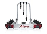 Atera 022601 PKW Fahrradträger Strada DL 3, Auto-Kupplungsträger leicht mit Rückleuchten - für 3 Fahrräder oder E-Bikes