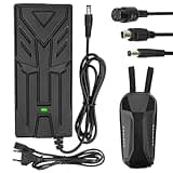 HPGAAVD Ladegeräte für Scooter，42V 2A E Scooter Ladegeräte，18V 24V 29.4V 36V Universal Lithium Batterie Ladegerät mit 3 Anschlüssen，36V E-Bike/Scooter Schnellladegerät+2L Aufbewahrungsbeutel