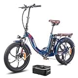 Fafrees E Bike Klappbar 20 Zoll, Ebike Herren 36V 18AH Akku, Elektrofahrrad Reichweite bis zu 70-150km, E-Bike Klapprad 250W 3.0 Reifen Fatbike, Mountainbike 25km/h City Ebike Klapprad, F20 Pro
