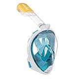 Flyboo Tauchmaske Schnorchelmaske Vollmaske,183-Grad-Sicht Tauchmasken mit Panorama-Vollgesichtsdesign,Sportkameras Kompatible Taucherbrille für Erwachsene und Kinder