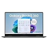 Samsung Galaxy Book5 360 15,6" 2-in-1-Laptop, Convertible AI-Notebook mit Intel Core Ultra 5 Prozessor, 16 GB RAM, 512 GB Speicher, Moonstone Gray, 3 Jahre Herstellergarantie [Exklusiv bei Amazon]