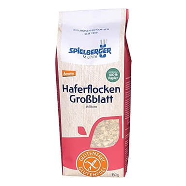 SPIELBERGER MÜHLE Haferflocken, Großblatt, glutenfrei, 950g