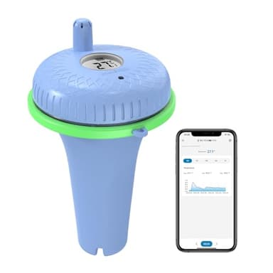 Inkbird IBS-P02B Bluetooth Pool Thermometer, Poolthermometer Schwimmend, Pool Thermometer mit App