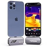 TOPDON TC002C Wärmebildkamera für iPhone 15/16 Serie und iPads(Typ-C Anschluss). IR-Auflösung 512 x 384px, Temperaturbereich von –20 °C bis +550 °C