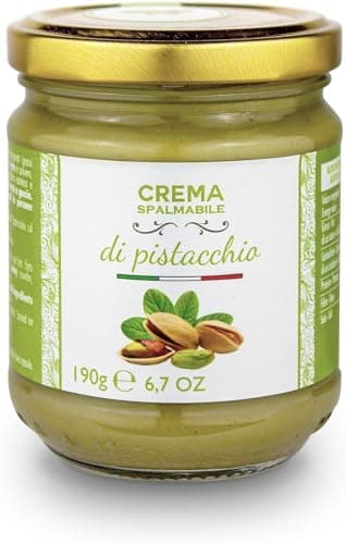 Brontedolci Pistaziencreme süß mit 40% Pistazien aus Sizilien (Ätna) 190 g
