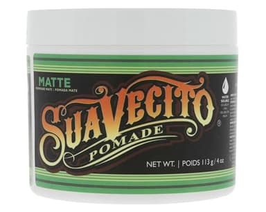 Suavecito Matte Pomade (Shine-Free) Formula, Medium Hold Hair Pomade For Men, Low Shine Matte Hair Paste, 4oz/113g