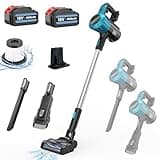 3-in-1 Akku Staubsauger,mit 2X 5.5AH Akku und Ladegerät,Ersatz für Makita 18V BL1850,Staubsauger 1.5L Staubbehälter,Smart Display,Für Tierhaare, Staub
