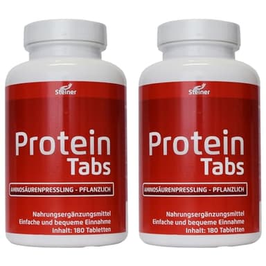 Lupinen Eiweiss 360 Tabs (2 Packungen) vegane Aminosäure 8 EAA Aminos Diät Hilfe mehr Protein Ernährung • in Deutschland hergestellt •