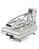 CREWORKS Halbautomatische magnetische Wärmepressmaschine, 50 x 40 cm Autopress Transferpresse Hitzepresse 2200W Auto-Open Modul Textilpresse Clamshell-Heißpressmaschine Heißpresse