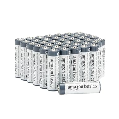 Amazon Basics AA- Alkali-Batterien, 1,5 V, 5 Jahre lagerfähig, 40 Stück