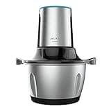 Cecotec ChopBeat 1500 TitanBlack Steel Elektrischer Fleisch- und Gemüsewolf. 600 W, 4 schwarze Titanklingen, 1,5-l-Edelstahlschüssel und 2 Geschwindigkeiten (4186)