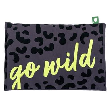 HERBALIND Kirschkernkissen 30x20 cm LEO – 600gr Kirschkern Wärmekissen – Natürliche Wärmekompresse Mikrowelle & Backofen – Handmade in Germany