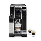 De'Longhi Dinamica Plus ECAM 370.70.B Kaffeevollautomat mit LatteCrema Milchsystem, Cappuccino & Espresso, 3,5 Zoll TFT Touchscreen Farbdisplay und App-Steuerung, Kaffeekannen-Funktion, schwarz