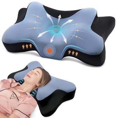 DONAMA Antischnarchkissen Nackenkissen Kopfkissen Memory Foam Kissen,Schlafkissen für Seiten Rücken & Bauchschläfer