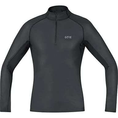 GORE WEAR Herren M Windstopper Baselayer Thermo Turtleneck Stehkragenshirt, Schwarz, L EU