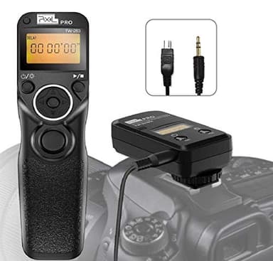 Pixel TW-283 DC2 Intervalometer Kabellose Auslöser Fernsteuerung Kamera Fernauslöser für Nikon Z5 Z7 Z7-II Z6 Z6-II D750 D780 D7500 D7200 D7000 D5600 D5500 D5300 D3300 D610 D600 D90 P7700 P7800 P950