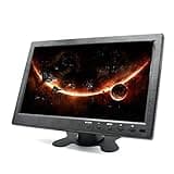 Pardarsey 10.1 Inch HD Monitor for Mini TV & Computer Display TFT LCD Colour Screen for Car Backup Camera & Home Security System Built-in Speaker Support BNC/AVI/VGA/HDMI