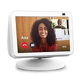 Verstellbarer Ständer für Echo Show 8 und Echo Show 5 (1. und 2. Generation), Zubehör Kompatibel mit Amazon Alexa, Schwenk- und Neigefunktion, Weiß