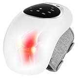 Schnurloses Knie Massagegerät, Kneerelief Massagegerät Infrarot Tiefenwärme zur Kniegelenk-Schmerzlinderung, Laser & Vibrationstherapie bei Arthritis Schwellungen Steifheit Bänder & Muskelverletzung