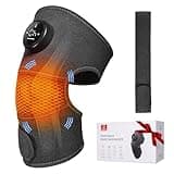 GOBOK kniemassagegerät mit Heizfunktion, Kneerelief Massagegerät für Knie Ellbogen Schulter, 8 Modi und 5 Temperaturstufen, Geschenk für Männer/Frauen