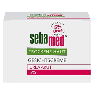 Sebamed Trockene Haut Gesichtscreme Urea Akut 5%, für Männer und Frauen, lindert spürbar Spannungsgefühle und Rauigkeit bei trockener Haut, hilft, die Feuchtigkeitsbalance der Haut wieder herzustellen