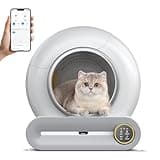 Selbstreinigende Katzentoilette, 68L Elektrisches Katzenklo Selbstreinigend mit APP-Steuerung & Safe Alert & Smart Health Monitor, Automatisches Katzenklo kompatibel Allen Katzenrassen