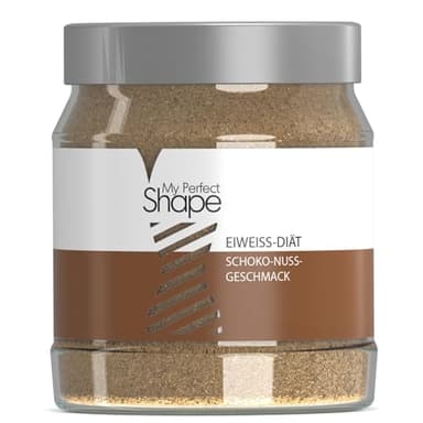 My perfect Shape - Eiweiß Diät Pulver als Mahlzeitenersatz - Schnell und lecker (Schoko-Nuss) abnehmen ohne Jo-Jo-Effekt - Protein-Shake für Muskelerhaltung und Diäterfolg - 500 g (25 Diät Shakes)