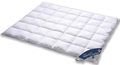 Vitaschlaf® TESTSIEGER Haute Couture W3 - LEICHT Sommer Daunendecke 100% BAIKAL-FLAUM Sibirien- Made in Germany Since 1947 große Größen (200x220cm)